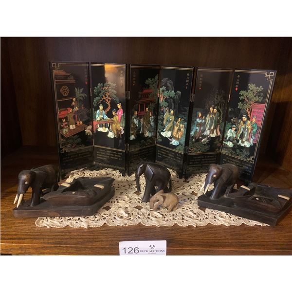 Elephant Decor, Asian Screen (Mini) & More