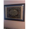 Image 2 : Framed Middle Eastern Tapestry 38Wx29H