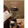Image 3 : Presidents Choice Blender & Brand New Sunbeam Classic Iron With Stack of Serving Plates and More