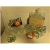 Image 1 : Assortment Of Kitchen Dinnerware, 3 Liquid Candles & Refills