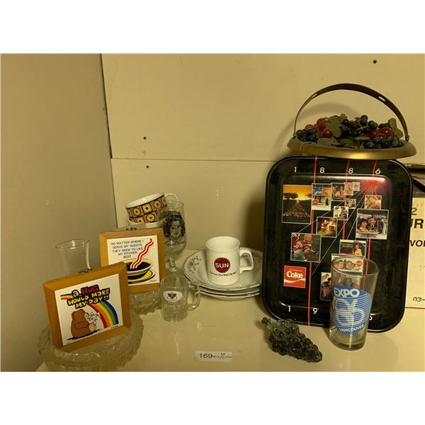 Assorted Of Bowls, Glasses, Dishes, Coffee Mugs, & Collectible Mugs (A&W)