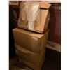 Image 1 : 3 Boxes Of Black Garbage Bags 250ct & 1 Clear Box Of Garbage Bags