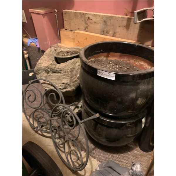 Assorted Plant Holders & Plant Stands