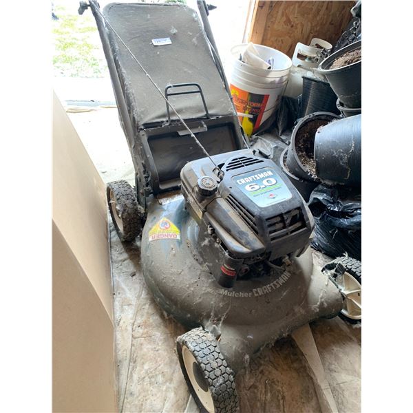 Craftsman 6.0 Mulcher Lawnmower, Easy Starting With Bag