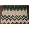 Image 2 : New Large Afghan - Green and Cream