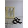 Image 1 : Ampersand Decoration, Door-Themed 4-Picture Frame - 13 1/4" x 17 1/4"