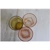 Image 4 : (2) Royal Lace Pink Depression Glass Tumblers, Amber Depression Glass Tumbler