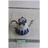 Image 1 : Flow Blue Lomonosov Teapot - Russian Made