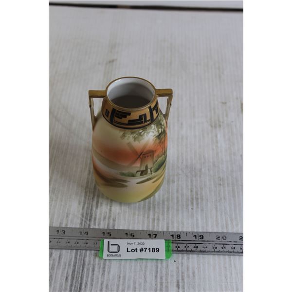 Hand-Painted Nippon Vase - 5 1/2"