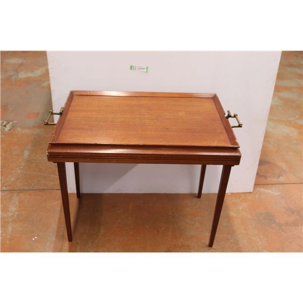 Folding Tea Table - 18 1/4  x 28  x 25  Tall