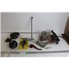 Image 1 : (5+) Assorted Cords, Pipe, Door Knocker, Misc.