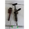 Image 1 : Pipe Wrench, Breast Drill