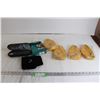 Image 1 : Cold Heat Tool, Inflatable Neck Pillow, (4) Wells Banana Bread Beer Drink Koozies
