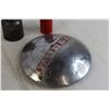 Image 4 : (2) Vintage Oil Cans, Dodge Hubcap - Cannot Ship