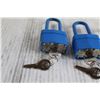 Image 2 : (4) Padlocks with Keys