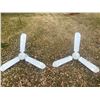 Image 1 : (2) Plug Style Ceiling Fans - 48" (Off-Site Item)