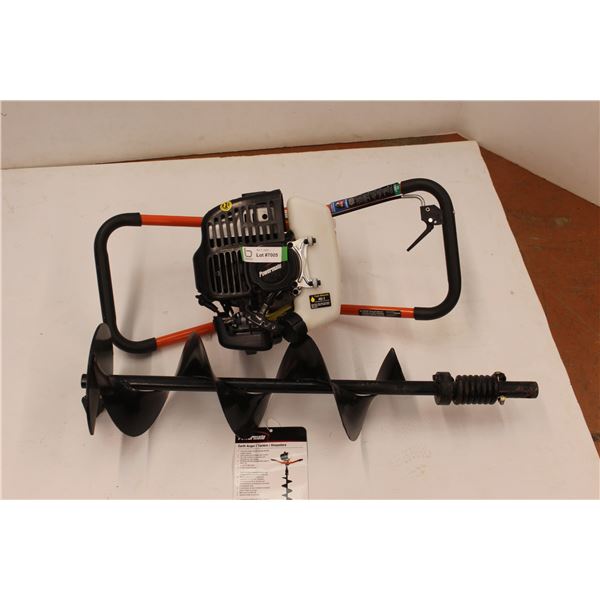 Powermate 43CC Earth Auger with 8" Flighting - Brand New    Never Started still in Plastic