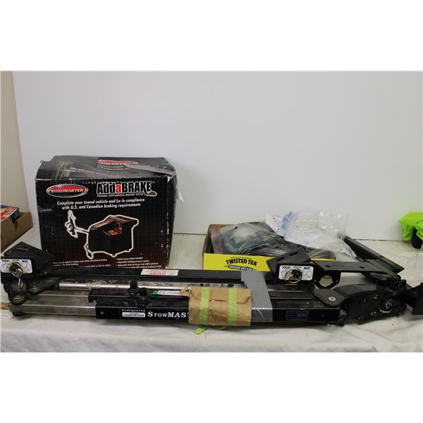 Roadmaster Portable Supplemental Braking System (NIB) and Stow Master Stainless Steel 6000lb Capacit