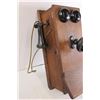 Image 2 : Antique Northern Electric Wooden Wall Phone - Rings