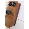 Image 3 : Antique Northern Electric Wooden Wall Phone - Rings