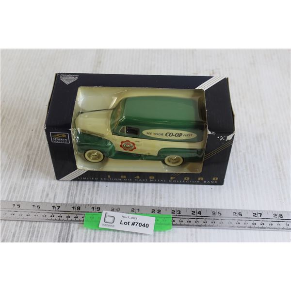 1948 Ford Limited Edition Die Cast Metal Collector Bank - In Box
