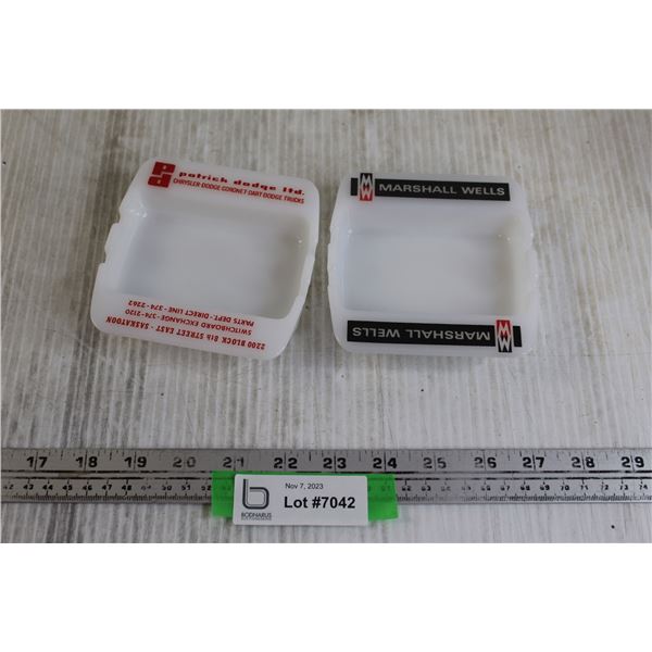 (2) Branded Ash Trays