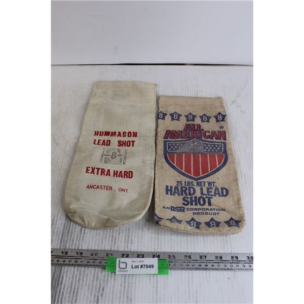 (2) Lead Shot Bags