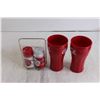 Image 4 : (2) Large Coca-Cola Cups, Coca-Cola Salt and Pepper Set - Sealed