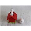 Image 4 : (2) Snoopy Coin Banks - Peanuts -Charlie Brown