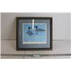 Image 1 : Framed Don Kunkel Bird Print - 16 1/2" x 15 1/2"