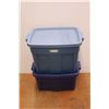 Image 1 : *(2) Rubbermaid 24"x40"x41.9"in & 50 L