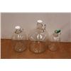 Image 3 : *(6) Clear Glass Jugs