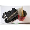 Image 1 : Tin Pale / Back Brace / Hedge Trimmer Blade / Misc.