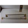 Image 2 : Towel Rack With Extra Poles + 48"- *84" Decorative Pole Set