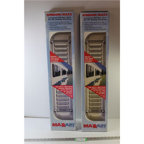 (2x The Bid Price) (2) Window/ Maxx - Rav Window Vents