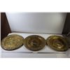 Image 1 : (3) Brass Wall Décor Plate - Ships