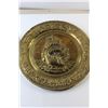 Image 3 : (3) Brass Wall Décor Plate - Ships