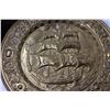 Image 7 : (3) Brass Wall Décor Plate - Ships