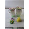 Image 1 : (8) Ice Cream Bowls + Bracelet + Misc.