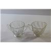 Image 2 : Glass Creamer  and Sugar Set