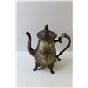 Image 2 : Metal Teapot, Creamer, Sugar Bowl