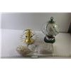 Image 1 : Ceiling Hall Chandelier + Touch Table Lamp