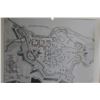 Image 2 : Framed Plan of the City and Fortification of Louisburg - 15 1/2" x 18"