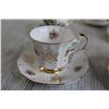 Image 2 : (5) Teacups with Matching Saucers