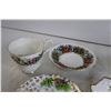 Image 2 : (9) Bone Dishes, (4) Small Bowls/Saucers, Teacup, Sugar Holder