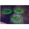 Image 1 : (3) Depression Glass Sandwich Plates - Glows