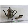 Image 1 : Silver-Plated Teapot and Shoe