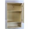 Image 3 : Small Medicine Cabinet - 4 1/4" x 11 1/4" x 19", Has Smell