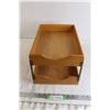 Image 1 : 2-Tier Oak Paper Tray