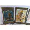 Image 4 : (7) Laminated Vintage Ads - 12 1/4" x 18"